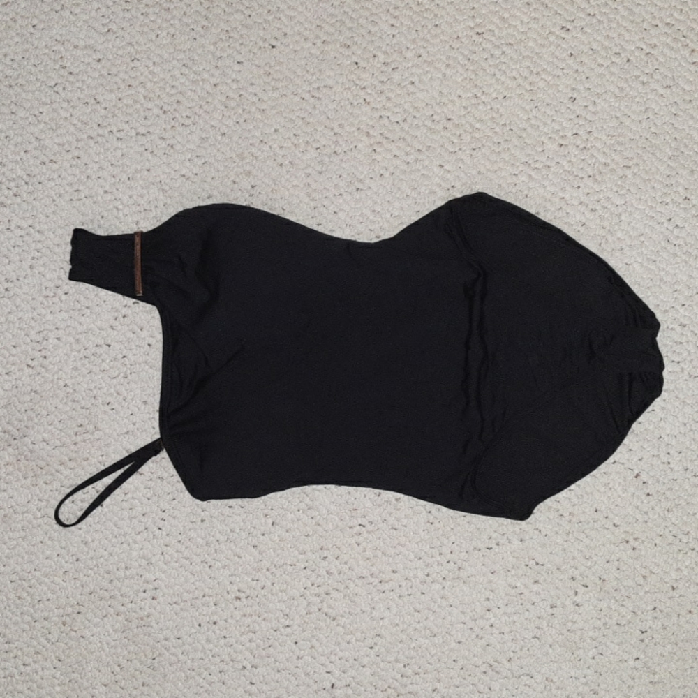 MICHAEL Kors One Shoulder One Piece Swim Suit